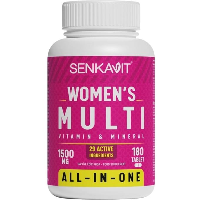 Complexe Multivitamines et Multiminéraux pour Femmes Senkavit 180 Comprimés 1 PC