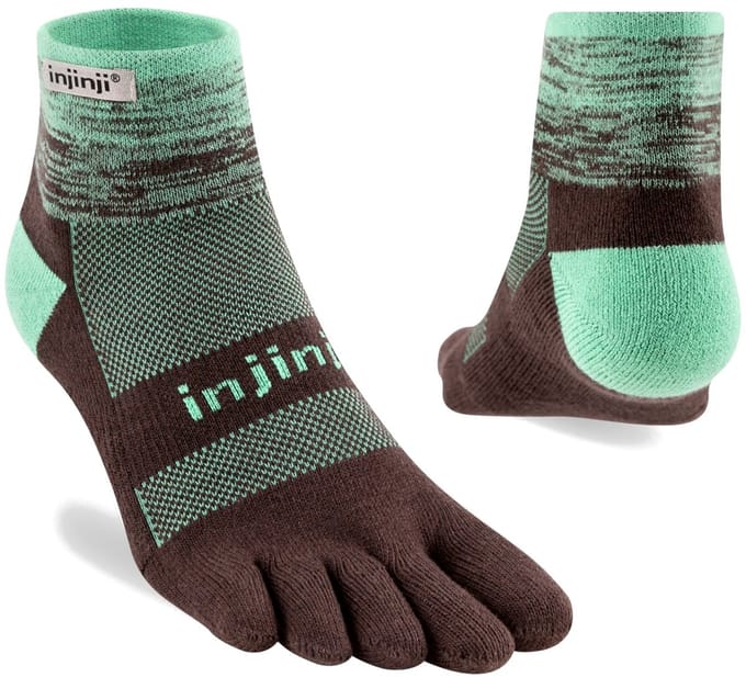 Injinji Trail Midweight Mini-Crew - Mint - 44-47