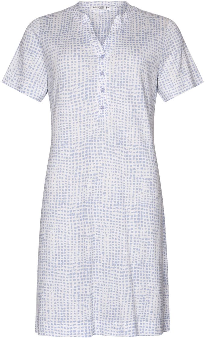 Dames Nachthemd Pastunette Premium - Soft Sketches - Katoen/Modal - Maat 36