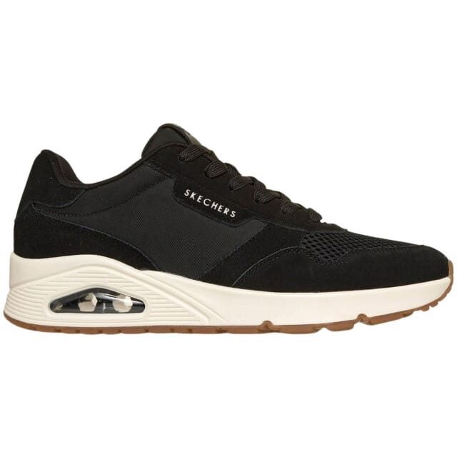 SKECHERS - Uno Vintage Air - Lage sneakers heren - Zwart