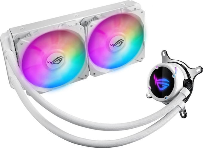 ASUS ROG Strix LC 240 RGB White Edition Processor Alles-in-één vloeistofkoeler 12 cm Wit
