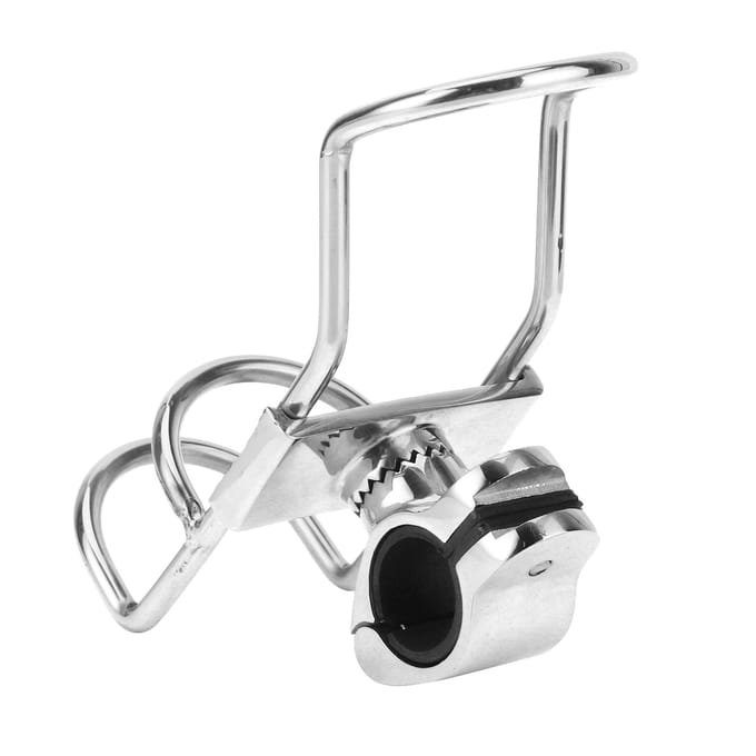 Support de canne à pêche en acier inoxydable pour quincaillerie de bateau white