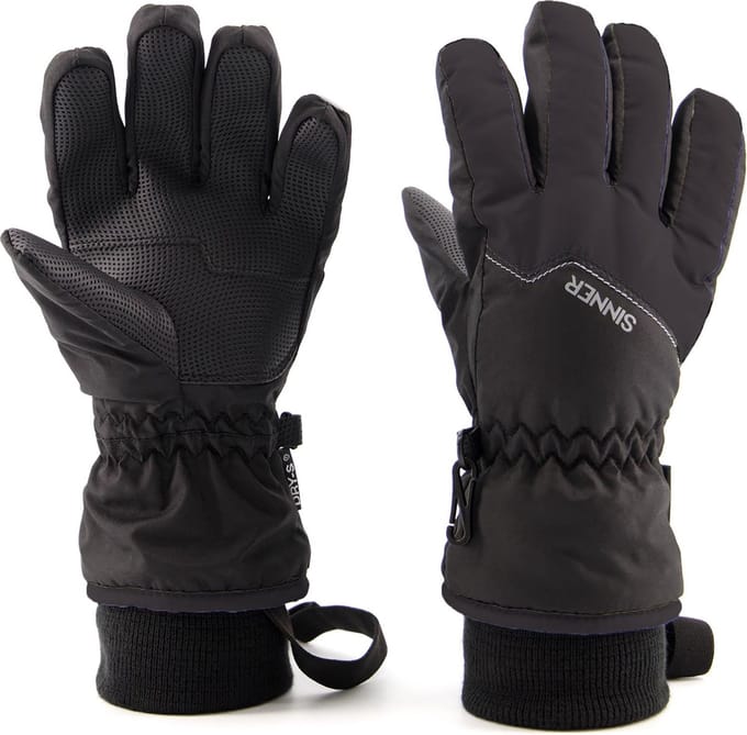 SINNER Phoenix - Handschoenen - Zwart - Unisex/ Kids - Maat 5-6 jaar