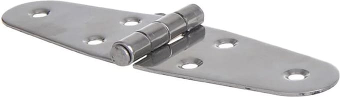 ProPlus Scharnier 145 x 72 mm - A2 RVS Aisi 316 - 6 Gaats