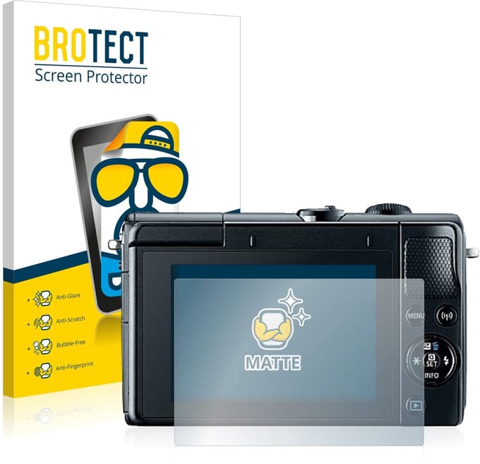 BROTECT - Screenprotector voor Canon EOS M100 - Folie Beschermfolie matte 2 Stuks