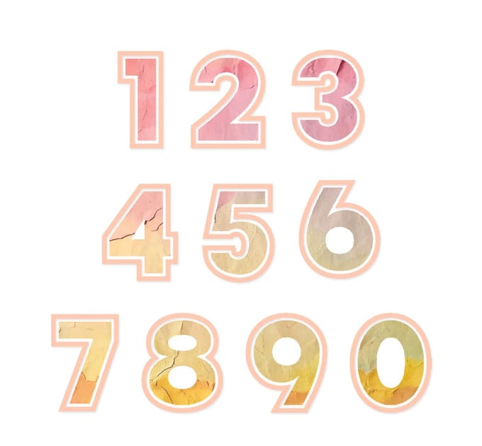 Sizzix Thinlits Ponssjabloon "Numbers by 49 and Market"