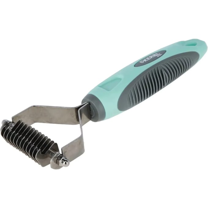 Kerbl Pet Fell-Entfilzungsstriegel 12 Messer, 18 cm