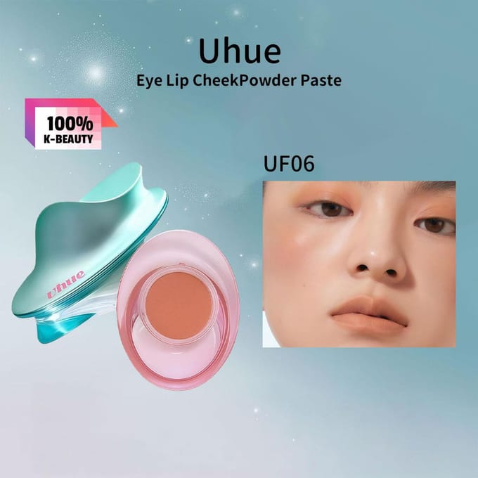 Uhue - Eye Lip & Cheek Multi-Use Cream - 6 Colors #UF06 Twilight Orange - 7g
