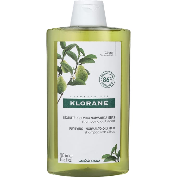 Klorane Purifying Shampoo With Citrus Pulp400 ml.