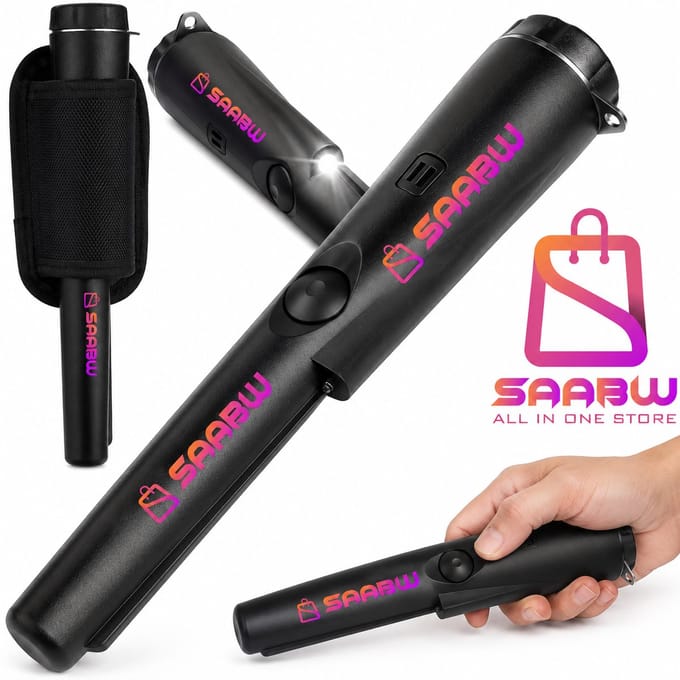 Metaaldetector Handmodel – IP66 Waterdicht – Zwart – metaaldetectors – metaaldetector voor kinderen – 75938