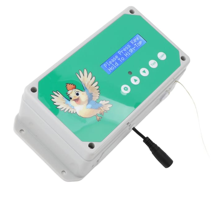 Kippenhok Deur Controller IP44 Waterdicht Timer Afstandsbediening Dubbele Voeding Automatisch