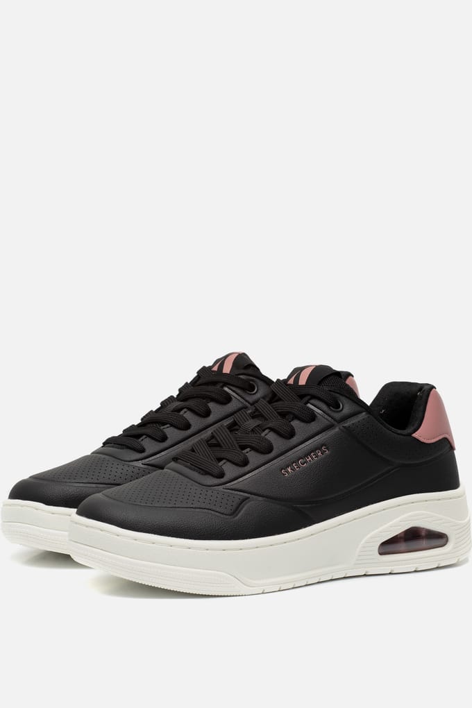 Skechers Skechers Uno Court Fast Break Sneakers zwart