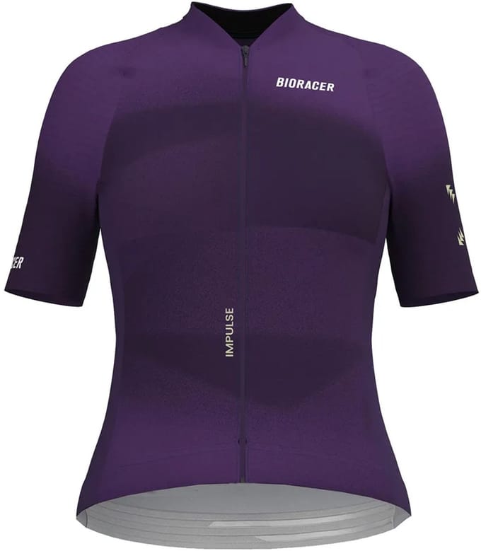 Bioracer Icon Impulse Korte Mouw Wielertrui Paars S Vrouw