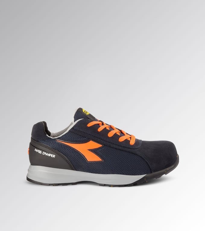 Diadora GLOVE MDS TEXT LOW S1PS FO SR D. Navy/F. Orange 42