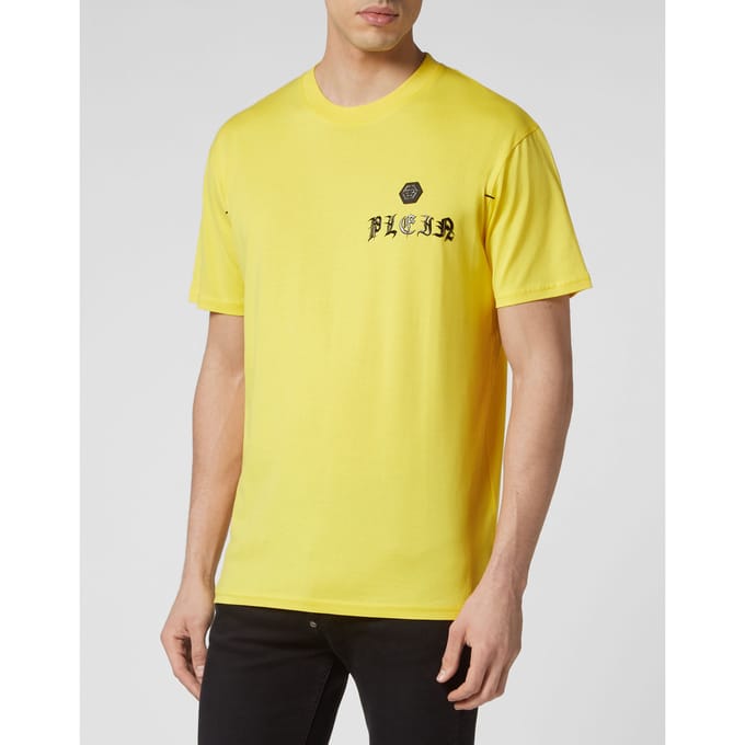 T-Shirt Ronde Hals Gothic Plein