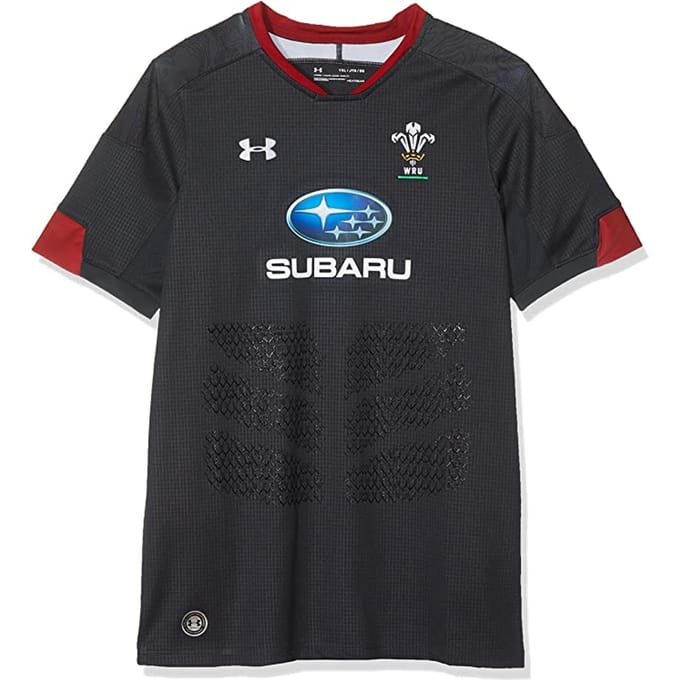 Under Armour Welsh Rugby Union WRU Korte Mouw Jeugd Rugby Top 1298993 017
