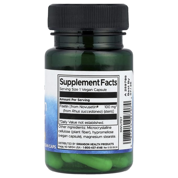 Fisetin Novusetin®, 100 mg, Vegan Capsules 30