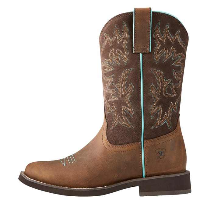 Ariat DELILAH ROUND TOE dames rijlaarzen bruin - 41 (7 UK)
