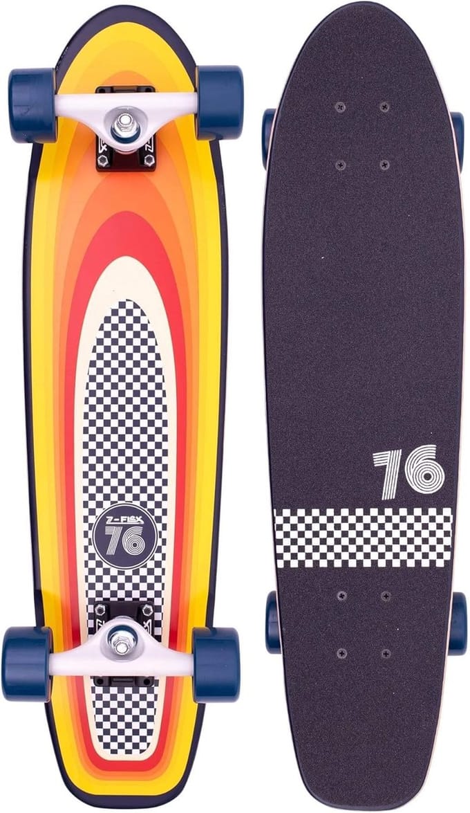 Cruiser Skateboard - Surfboard - Stedelijk Transport - 7 Lagen Hout - 29 Inch - Multicolor