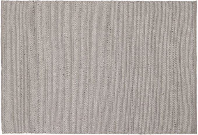 MUST Living Carpet Nirvana rectangular medium,200x300 cm, grey, 60% Wool, 40% Polyester