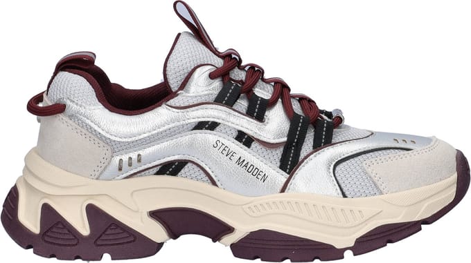Steve Madden Animates dames sneaker - Grijs - Maat 37