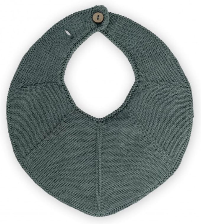 Saga Copenhagen - Gebreide Slab Floja - Silver Pine - Organic Cotton