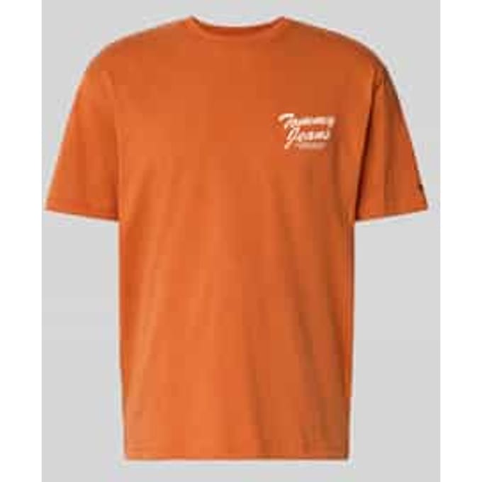 Regular fit T-shirt van puur katoen