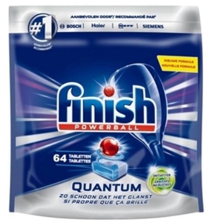 Finish Powerball Quantum Vaatwastabletten - 64 stuks