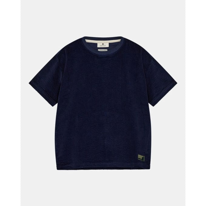Anerkjendt 901979 kvillads corduroy s/s tee 3059 sky captain