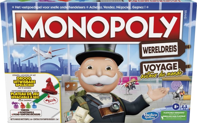 Monopoly Wereldreis - Belgische Editie - Bordspel