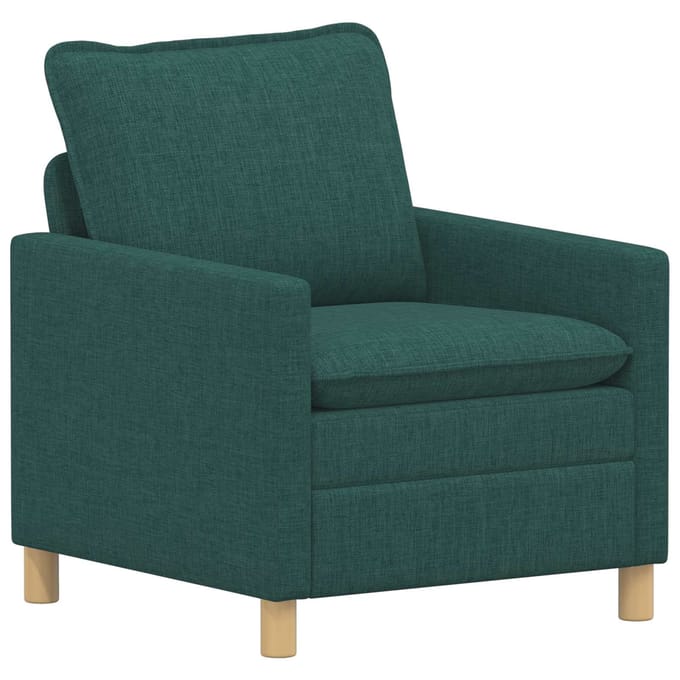 vidaXL - Bank - Donkergroen - 76 - x - 81 - x - 87,5 - cm - Stof