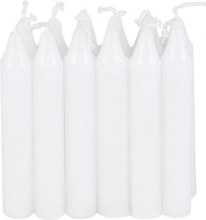 lampionkaarsen 9 cm wax wit 12 stuks