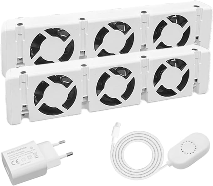 Radiator Ventilator - Verwarming Booster - Energie Besparen - Stille Werking - 34 x 7 x 3 cm