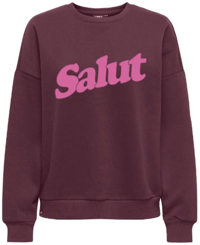 ONLY- ONLZALENTA BOXY L/S BOX CS SWT - Dames - Sweatshirt