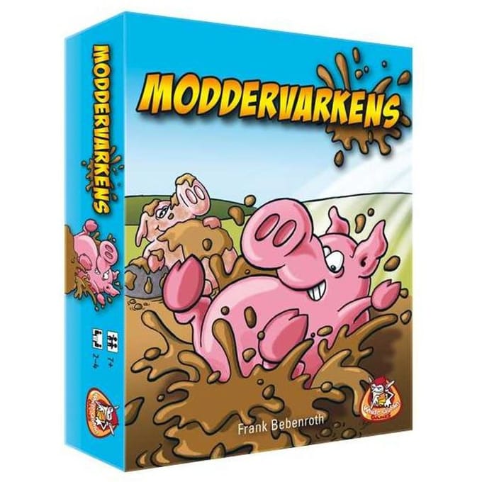 White Goblin Games - Moddervarkens - kinderspel - 2 tot 4 spelers - 15 minuten - Vanaf 7 jaar