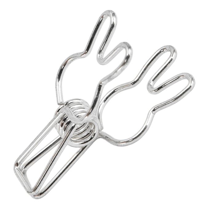 20 Stuks Clips Multifunctioneel Electroplating Hol Metaal Binder Sterke Veerklem Zilver paars
