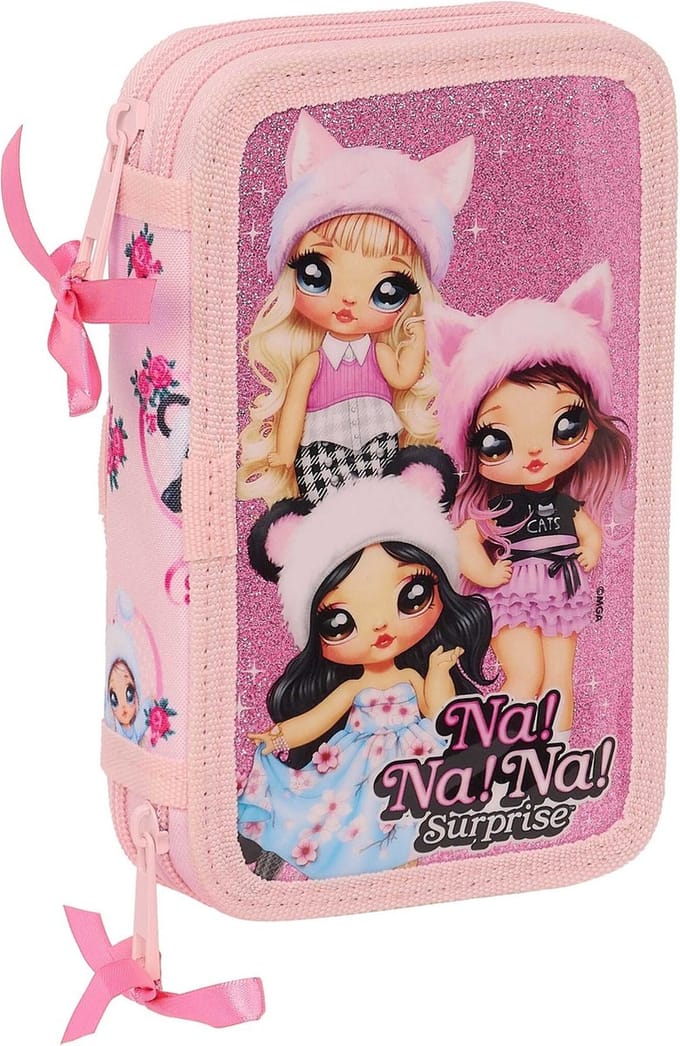 Na! Na! Na! Surprise Gevuld Etui, Fabulous - 28 st. - 19,5 x 12,5 x 4 cm - Polyester