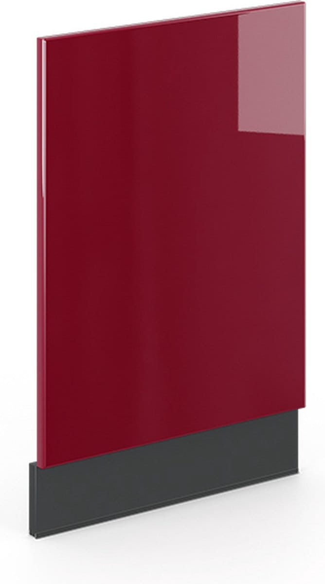 Vicco Fame-Line Frontpaneel – 45 cm zonder werkblad Bordeauxrode hoogglans