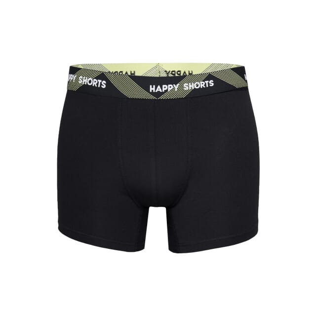 Happy Shorts 3-Pack Boxershorts Heren Zwart - Maat S
