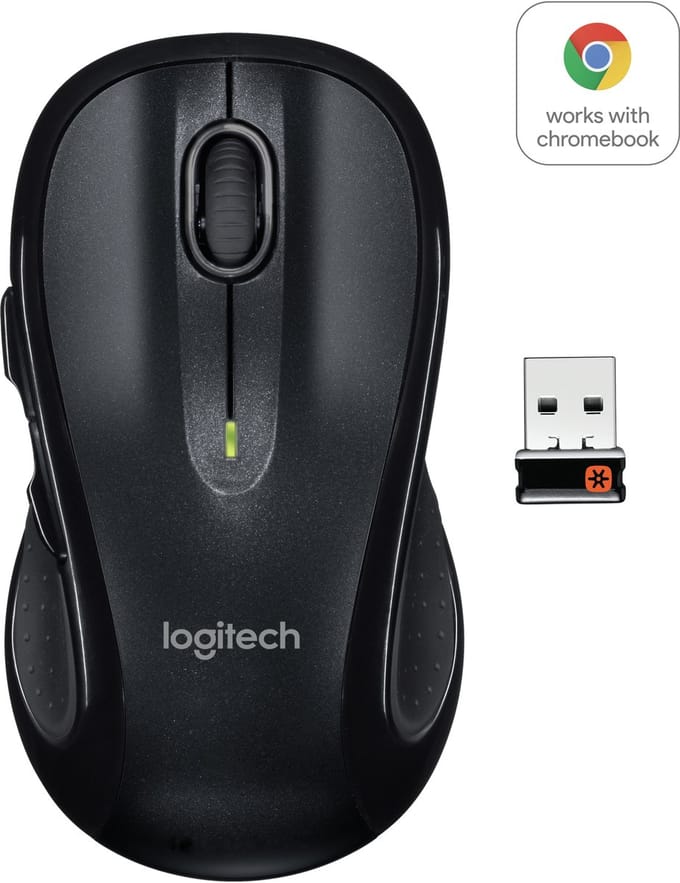 Logitech M510 - Draadloze muis met USB-dongle - Zwart