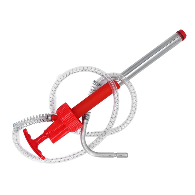 Pompe de transfert portable étanche Pompe manuelle verticale portable pour fût d'huile 20L white