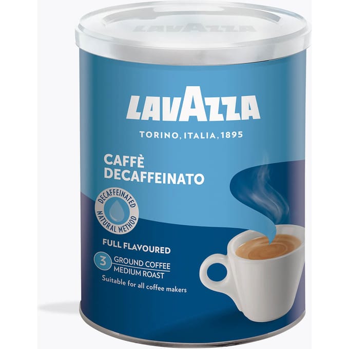 Lavazza Caffé Decaffeinato gemalen 250g blik