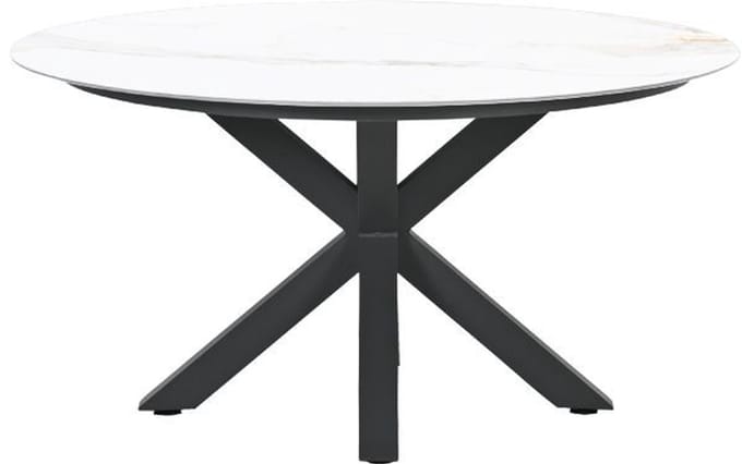 Garden Impressions Lowland Tuintafel Venice White - Ø150 cm