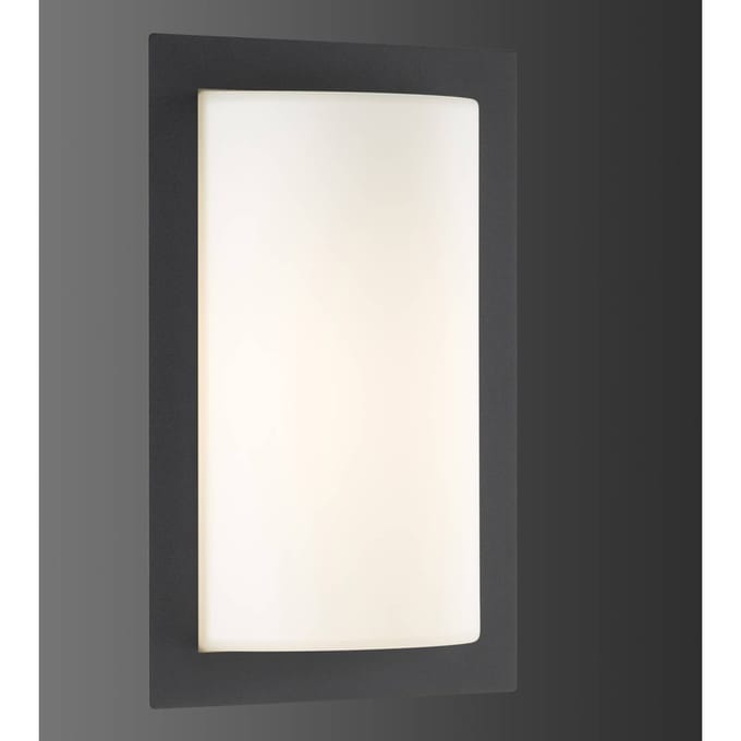 LCD Luis LED buiten wandlamp, grafiet, bewegingsmelder
