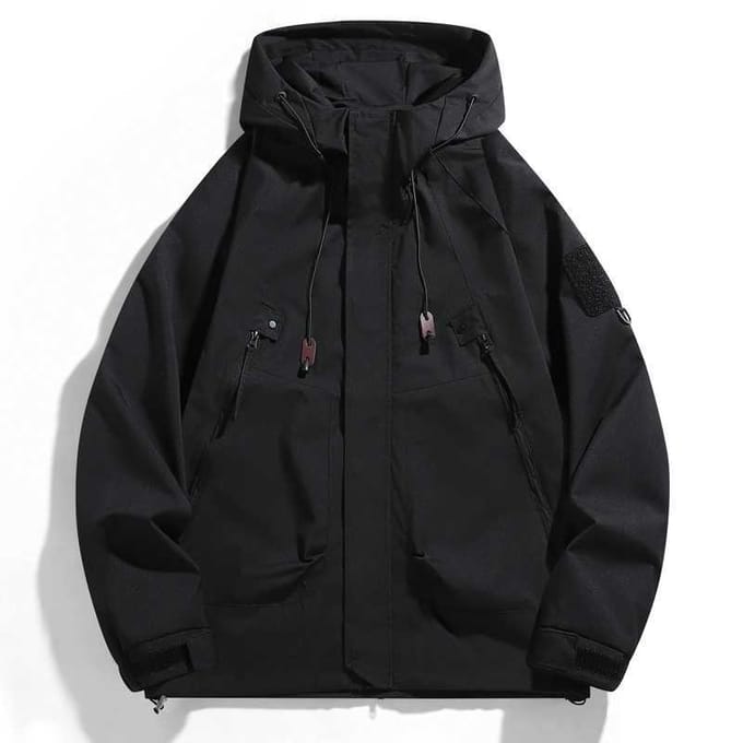 Lente en Herfst Nieuwe Stijl Herenjas 3XL black
