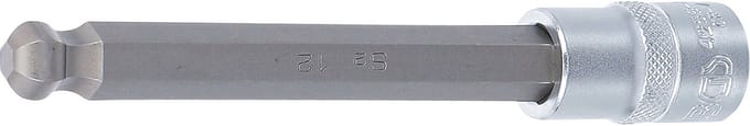 BGS Dopsleutelbit - lengte 140 mm - 1/2 - binnenzeskant met kogelkop 12 mm