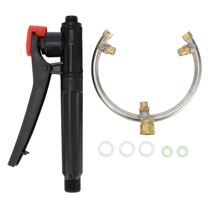 Landbouwspuit 3 Verstuivende Nozzle Halfronde Sproeier G3/8in Buitendraad black