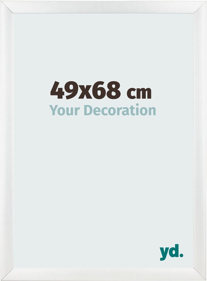 Your Decoration - Fotolijst 49x68 cm - MDF - Wit Hoogglans - Pisa