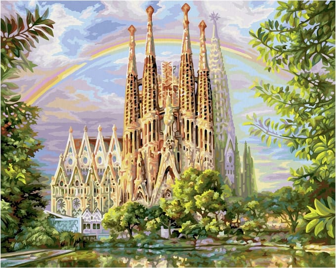 Schipper - Schilderen op nummer - Sagrada Familia - Hobbypakket