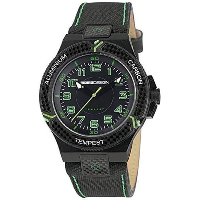 MOMO Design Tempest Young MD2114BK-23 Heren 46 mm WR 100mt